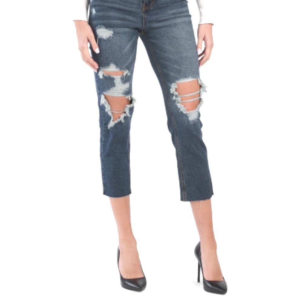 Indigo Rein Straight Leg Cropped Jeans    
RRP: $25 // NEW